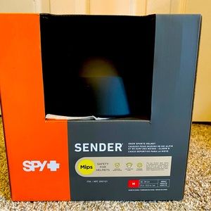 Spy helmet size is medium an extra large